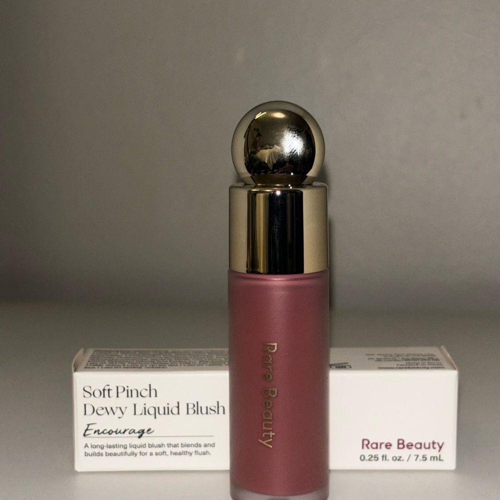 Rare Beauty Soft Pinch Dewy Liquid Blush - Encourage (Mauve Pink)